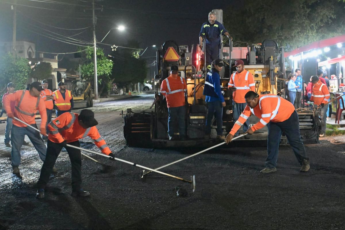 Mejoran con recarpeteo la Olivares entre callejón Rosales y Camino del Seri en Hermosillo para agilizar el tránsito en Las Praderas