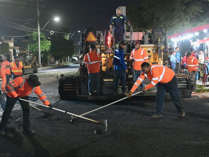 Mejoran con recarpeteo la Olivares entre callejón Rosales y Camino del Seri en Hermosillo para agilizar el tránsito en Las Praderas