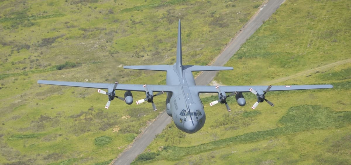 Avión Lockheed Martin de la Sedena. | Crédito: Gobierno de México