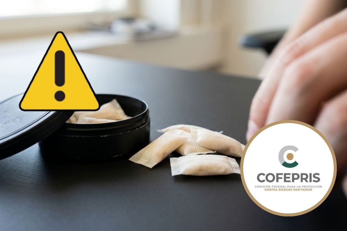 Cofepris emite Aviso de Riesgo contra las bolsas de nicotina por no cumplir la Ley General de Salud, alertando que su uso causa adicción severa y daños en encías