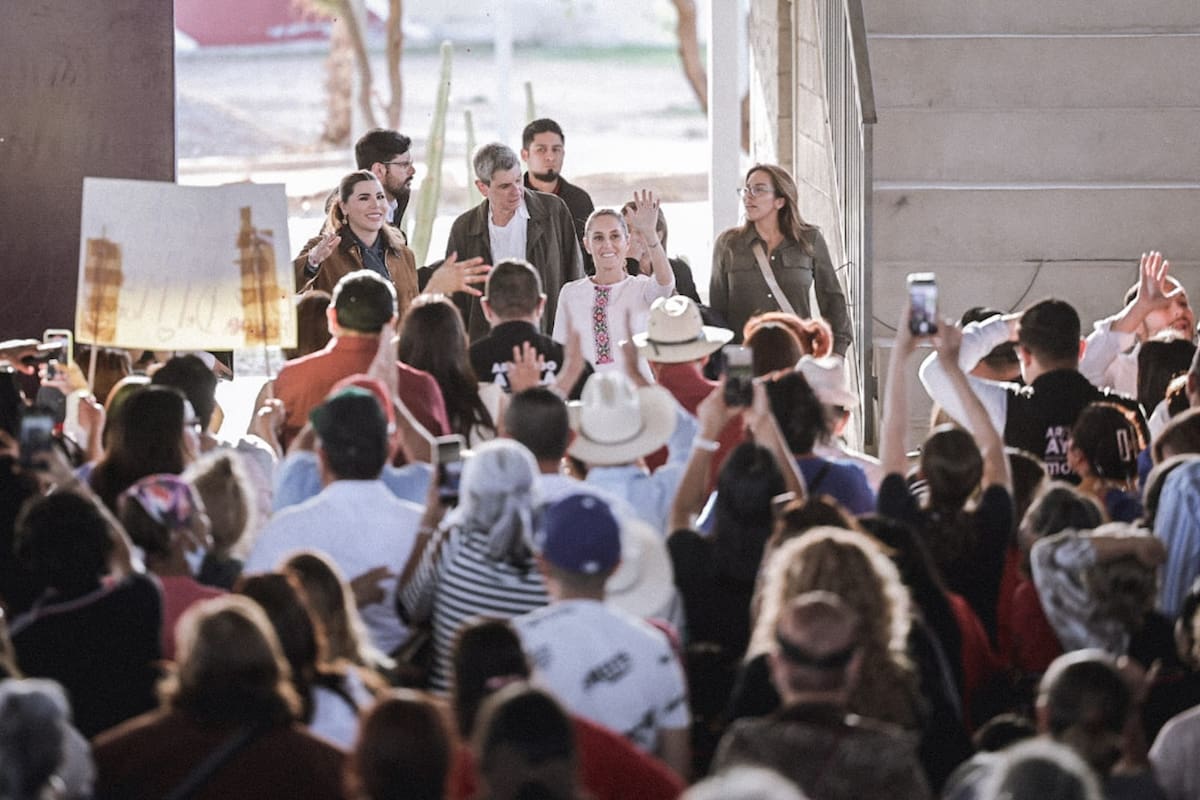 Llega presidenta Sheinbaum a Mexicali