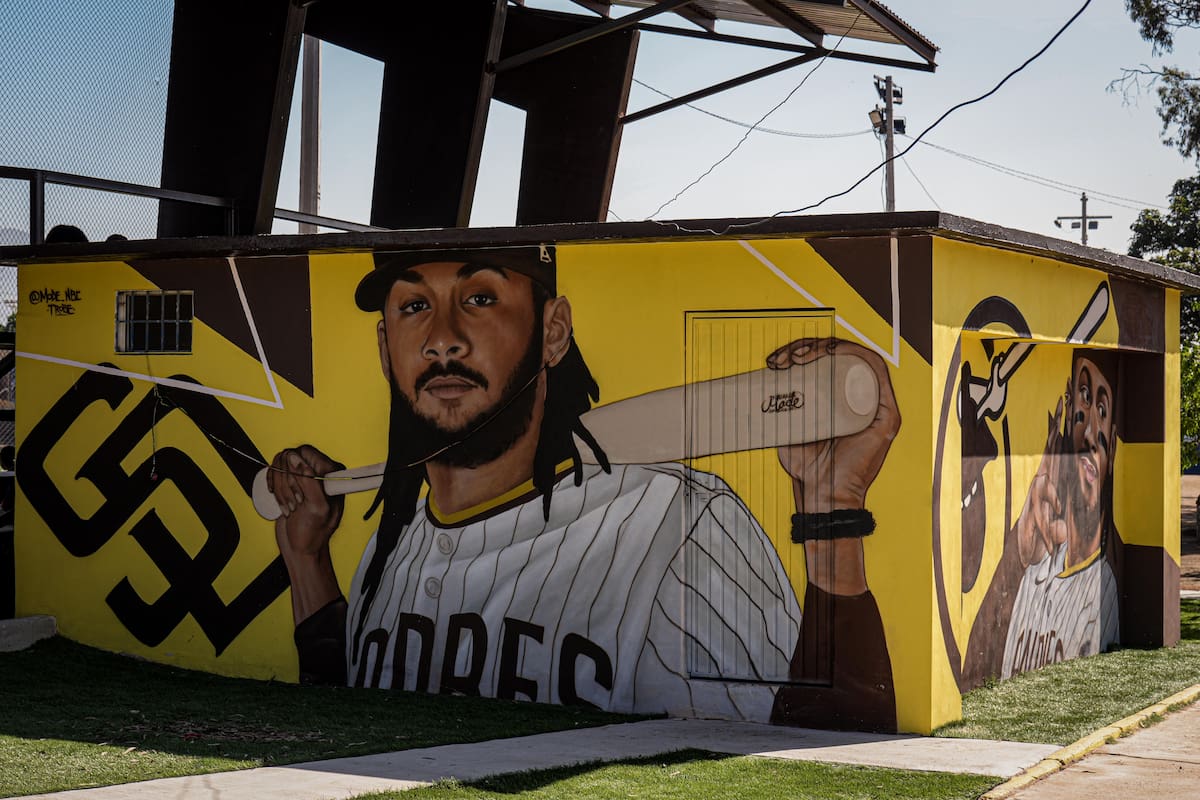 Fernando Tatis Jr tiene un campo a su nombre en la Liga Municipal de Tijuana Foto: Leonardo González