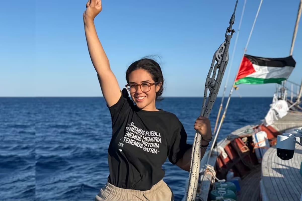 Arlin Medrano, mexicana detenida por Israel, rompe el silencio tras lo sucedido con la Flotilla Global Summud