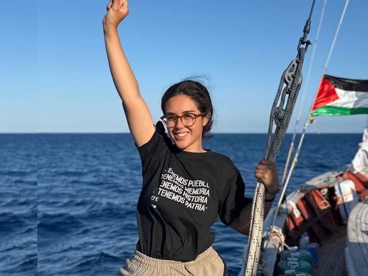 Arlin Medrano, mexicana detenida por Israel, rompe el silencio tras lo sucedido con la Flotilla Global Summud