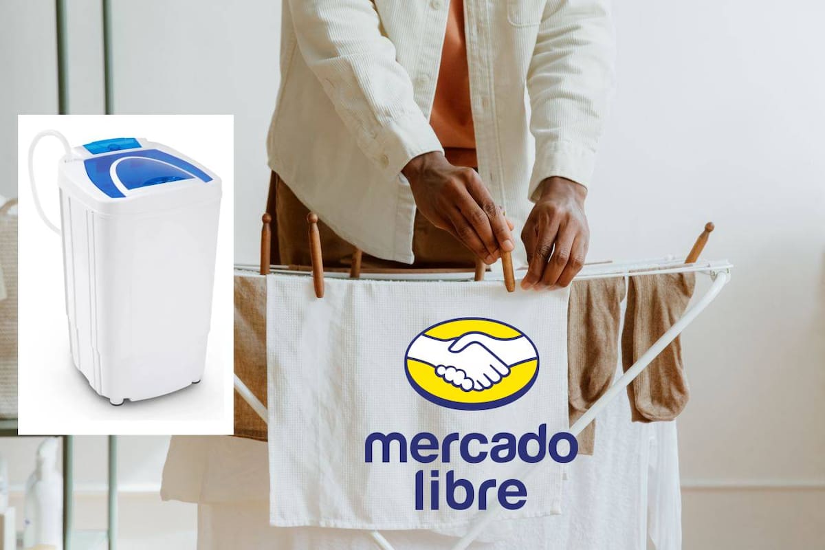 Mercado Libre remata secadora centrífuga de 6.5 kilogramos en 1,849 pesos; ofrece descuento del 69%