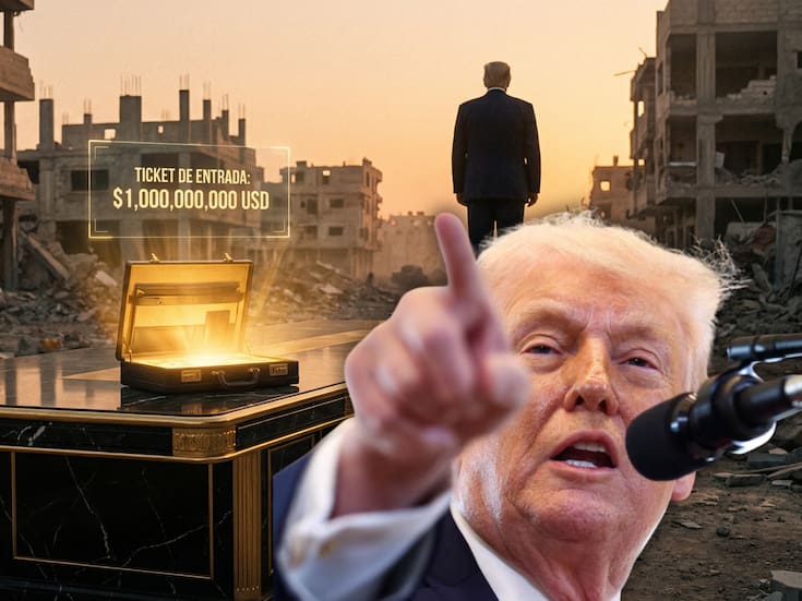 1,000 millones de dólares por un asiento: Trump exige pago millonario a países que busquen permanencia en su nueva “Junta de Paz” para Gaza y el control de la región