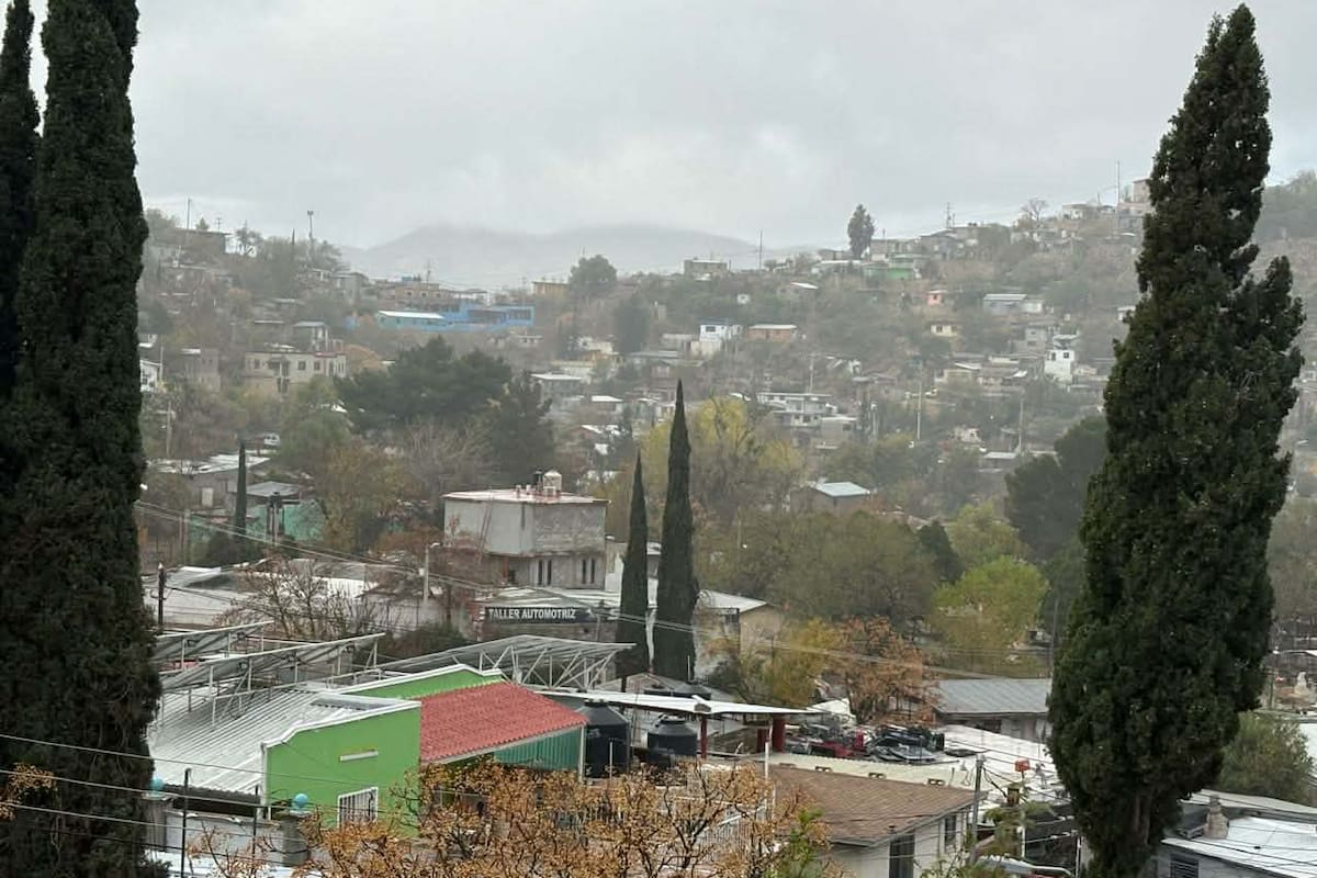 Llegan lluvias decembrinas y se registran bajas temperaturas en Nogales