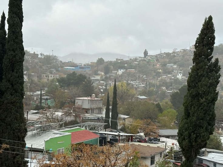 Llegan lluvias decembrinas y se registran bajas temperaturas en Nogales