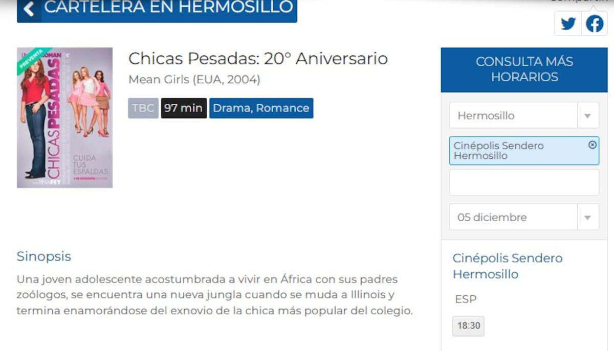 'Chicas Pesadas' se proyectará en la sucursal de Cinépolis Patio Hermosillo / Página oficial de Cinépolis