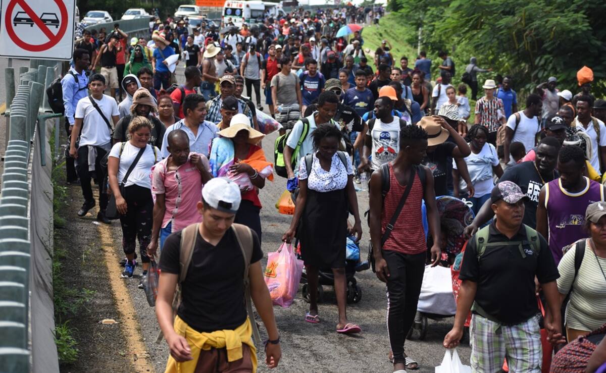 Caravana Migrante llega a Chiapas. / El Universal.