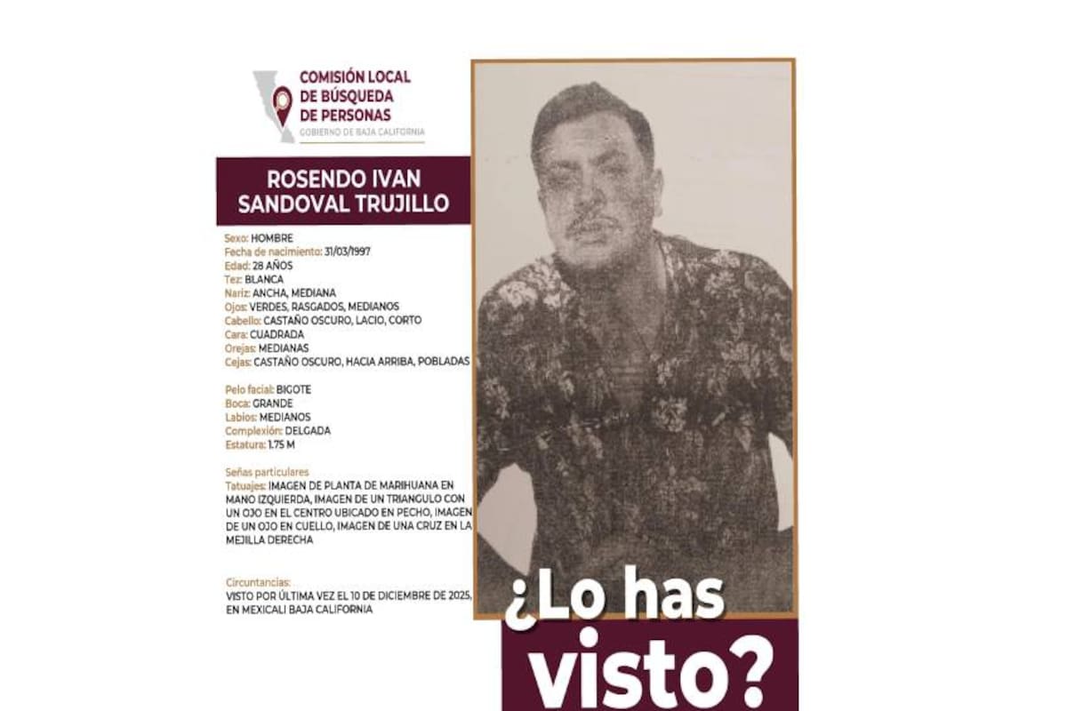 Localizan sin vida a joven desaparecido desde el 10 de diciembre