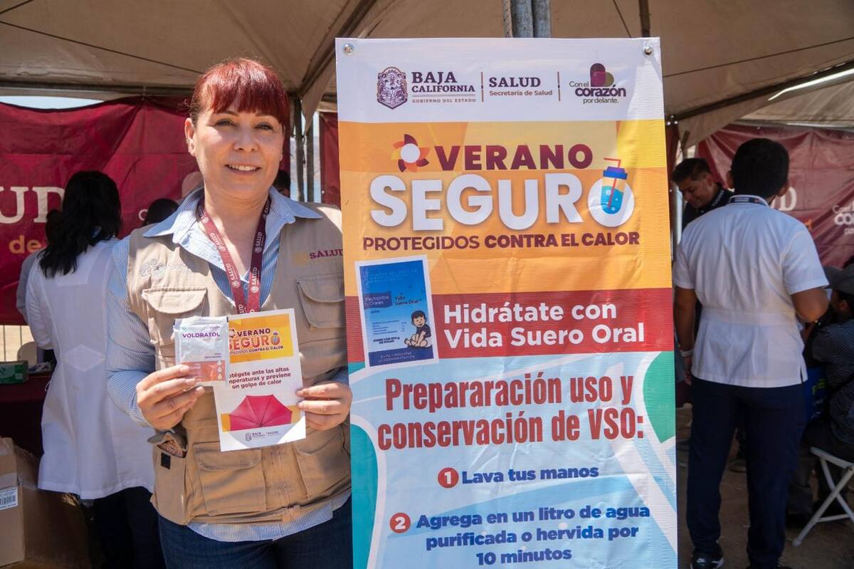 También se han habilitado Casas de Hidratación Oral en colonias de toda la entidad, 300 espacios en Mexicali, 14 en Tijuana y uno en Tecate.