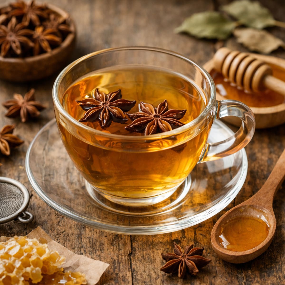 La infusión de anís estrellado ayuda a aliviar la sensación de pesadez y promueve la expulsión de gases | Foto: Frepik