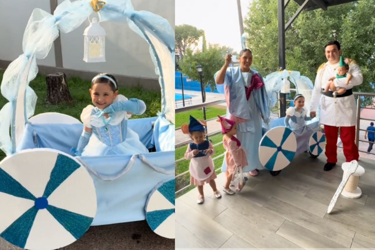 VIDEO: esta niña pide ser Cenicienta con su carroza para su cumpleaños, y sus padres se lo cumplen
