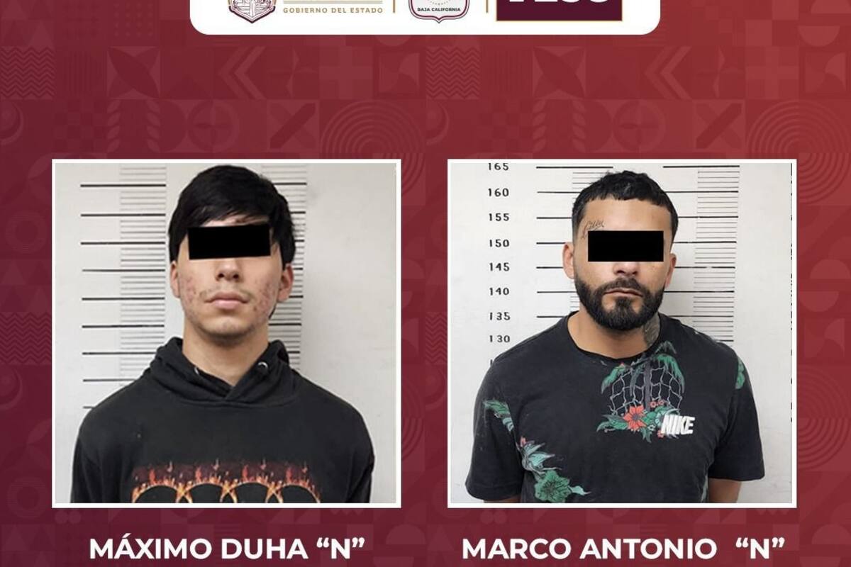 Capturan a dos hombres y aseguran 6 kilos de mariguana