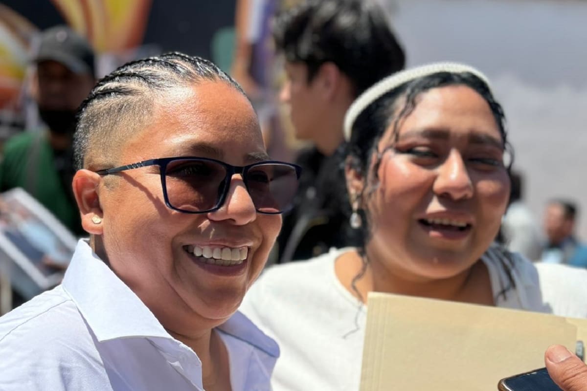 ‘’Nos sentimos vistas, tomadas en cuenta’' Blanca y Sayuri contraen matrimonio en boda colectiva LGBT