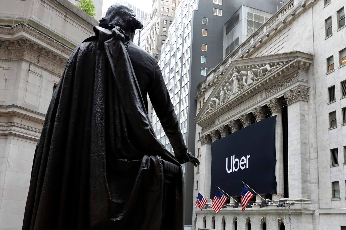 Uber cierra en Wall Street con caída