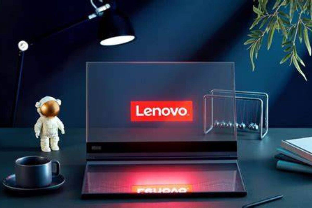Lenovo sorprende en el MWC 2024 con una laptop de pantalla transparente