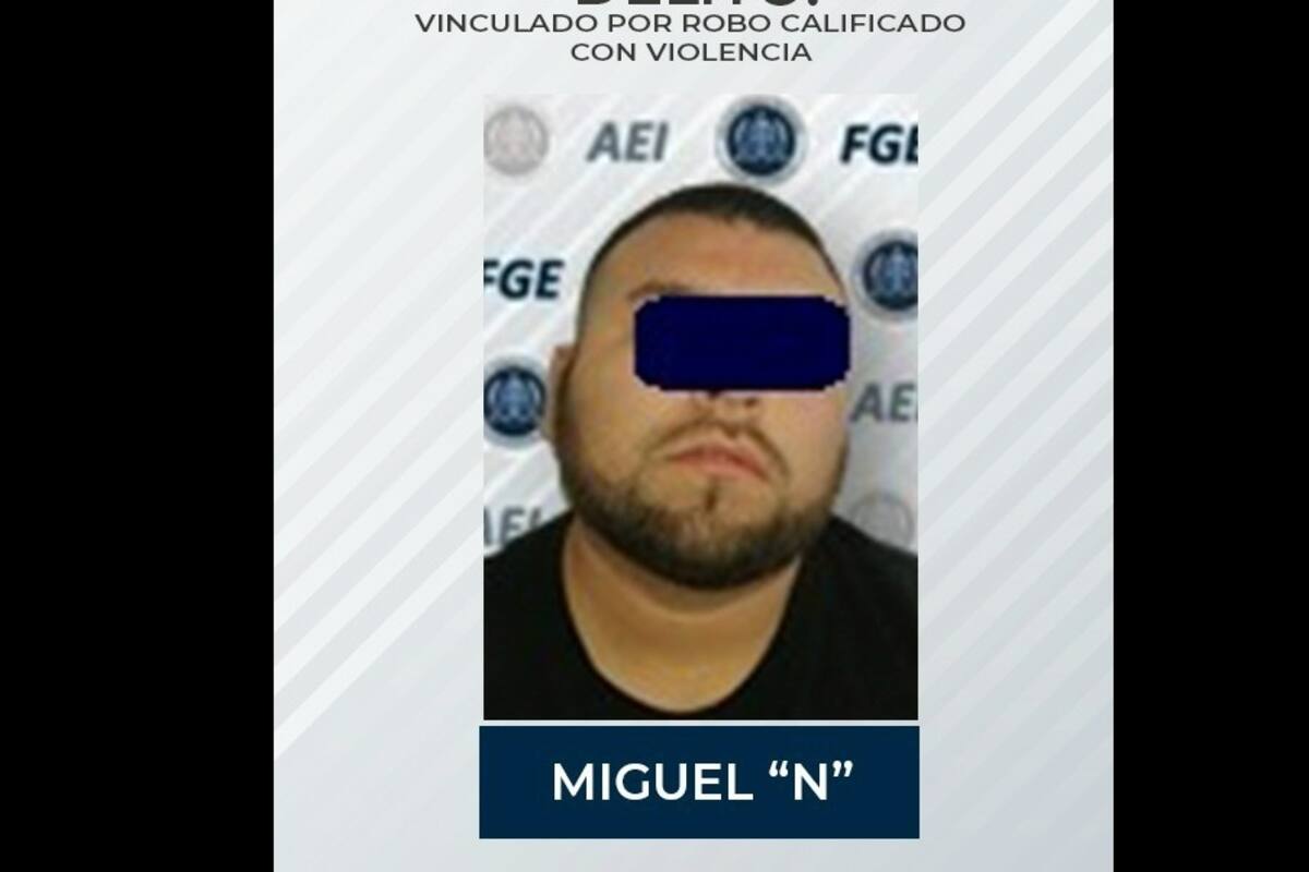 Segunda vinculación a proceso contra “El Chicano” por robo a cuentahabiente