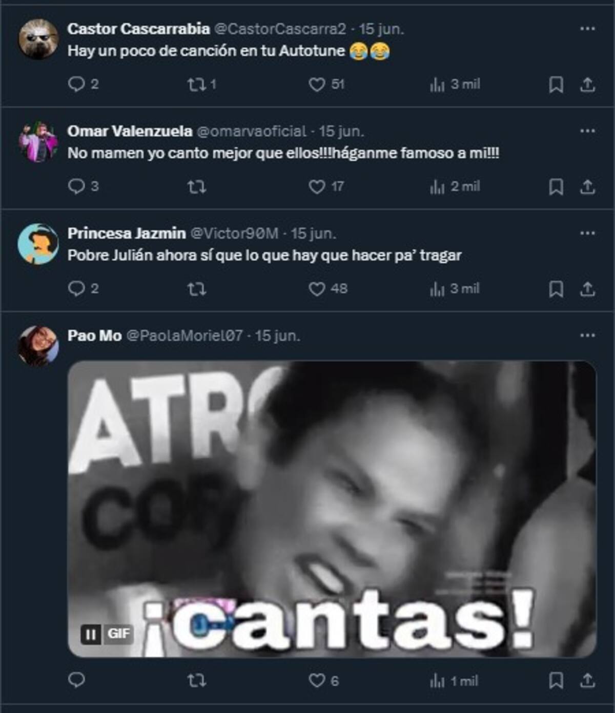Comentarios negativos a la nueva canción de Wendy y Julián