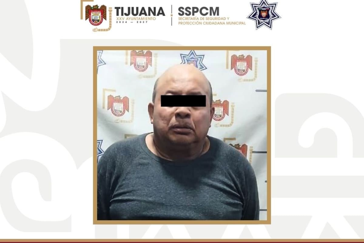 Detiene Policía Municipal de Tijuana a hombre por lesiones con arma punzocortante