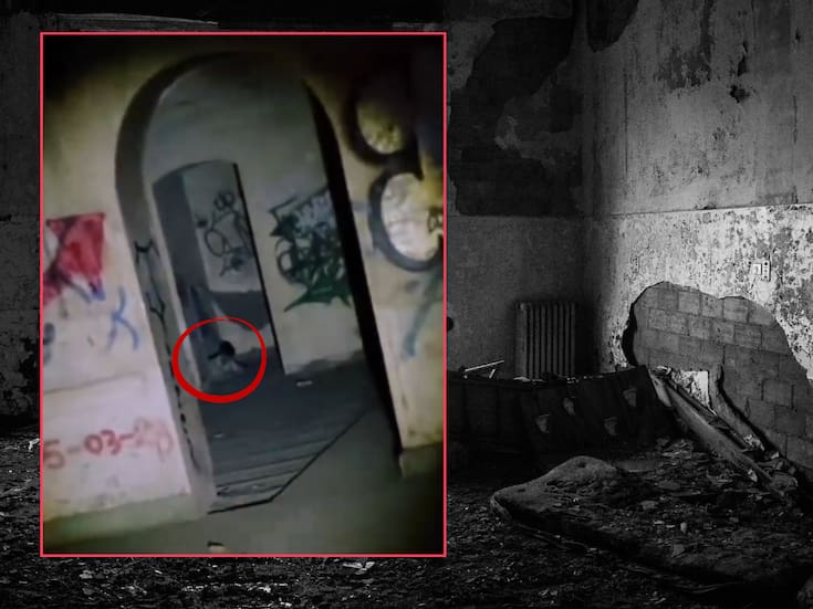 Captan presunta aparición del fantasma de un niño en una hacienda abandonada durante una transmisión en vivo