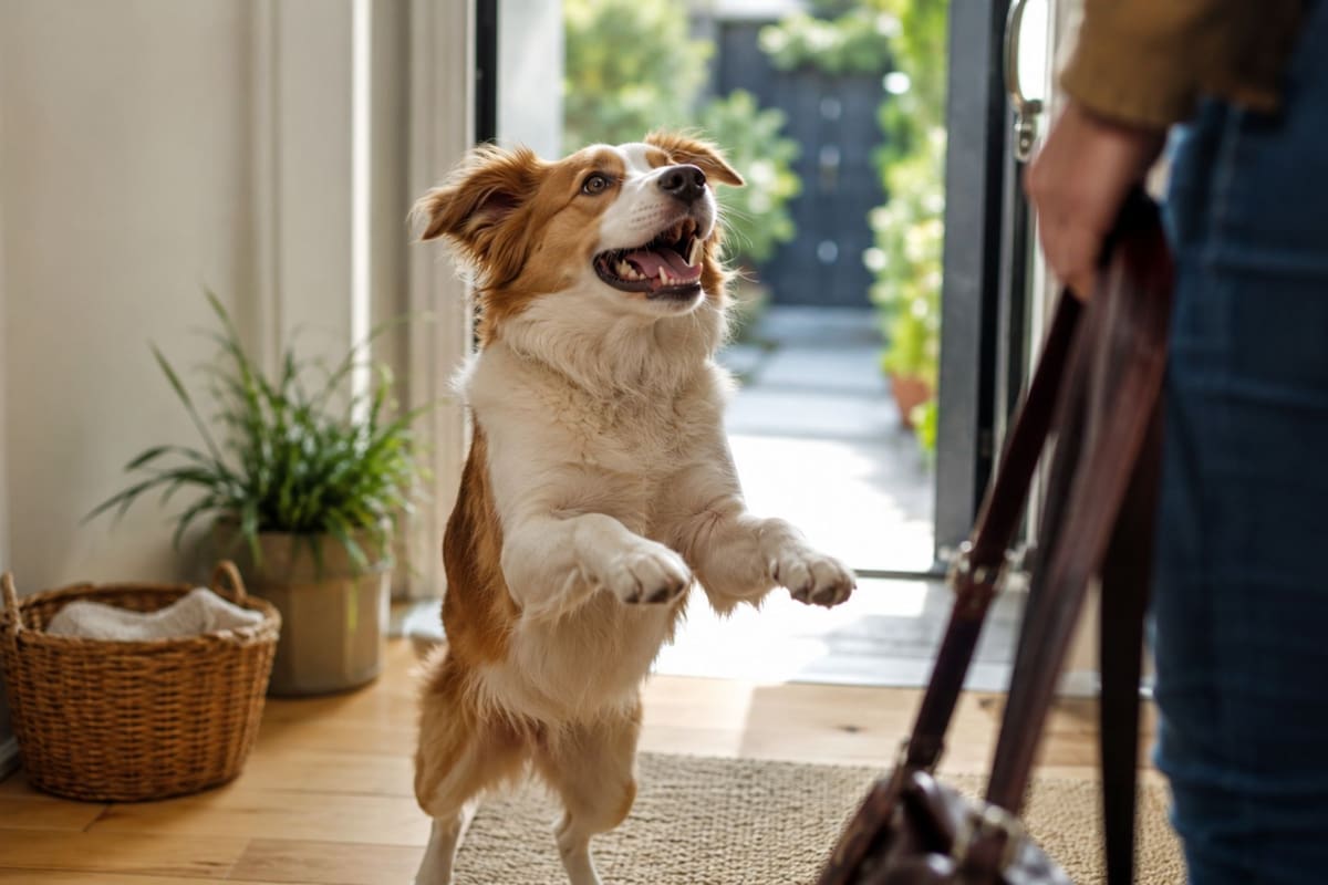 La emoción excesiva de tu perro al verte no es felicidad, sino un síntoma de ansiedad por separación que puede dañar su corazón; según expertos, así es como debes cambiar tus rutinas para corregir su comportamiento