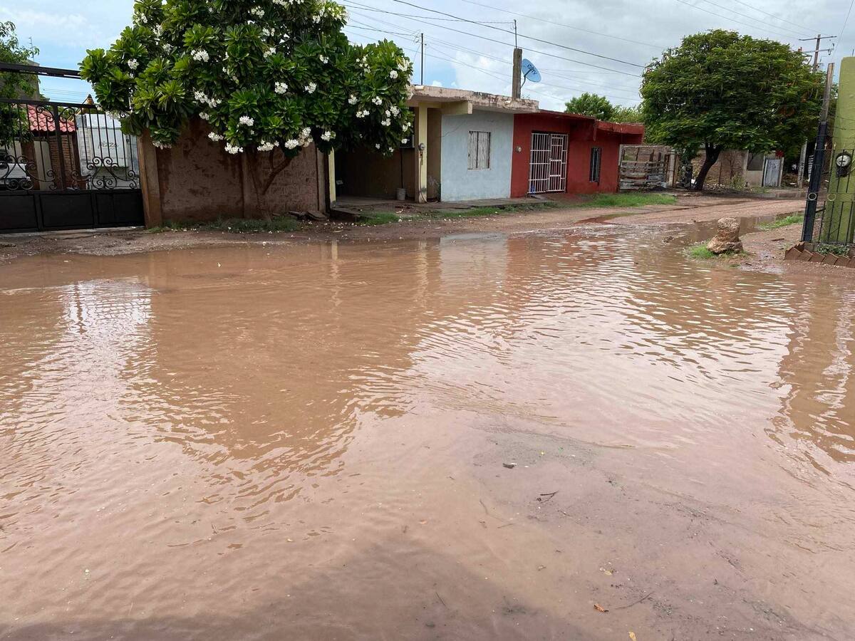 Ileana causó inundaciones en Ciudad Obregón, Sonora. | Especial GH