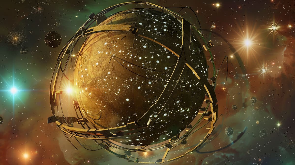 Esfera de Dyson creada por la IA.