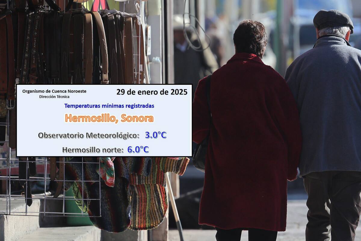 Hermosillo amanece con temperatura mínima de 3°C