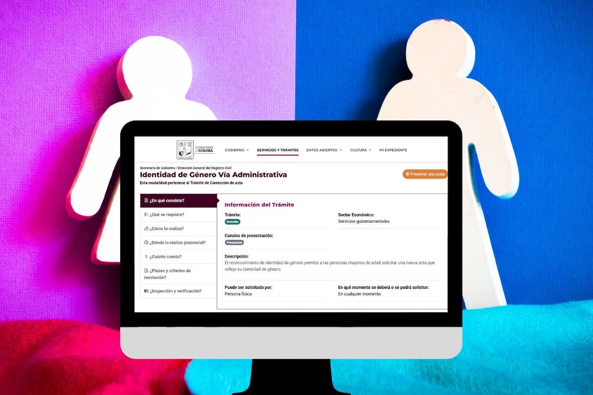 En Sonora, 327 personas han realizado el cambio de género en su acta de nacimiento
