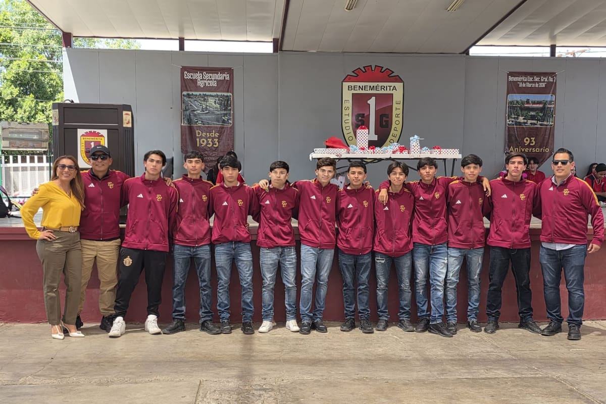 Orgullo cachanilla: Secundaria 18 de Marzo representará a Baja California en el Mundialito Escolar