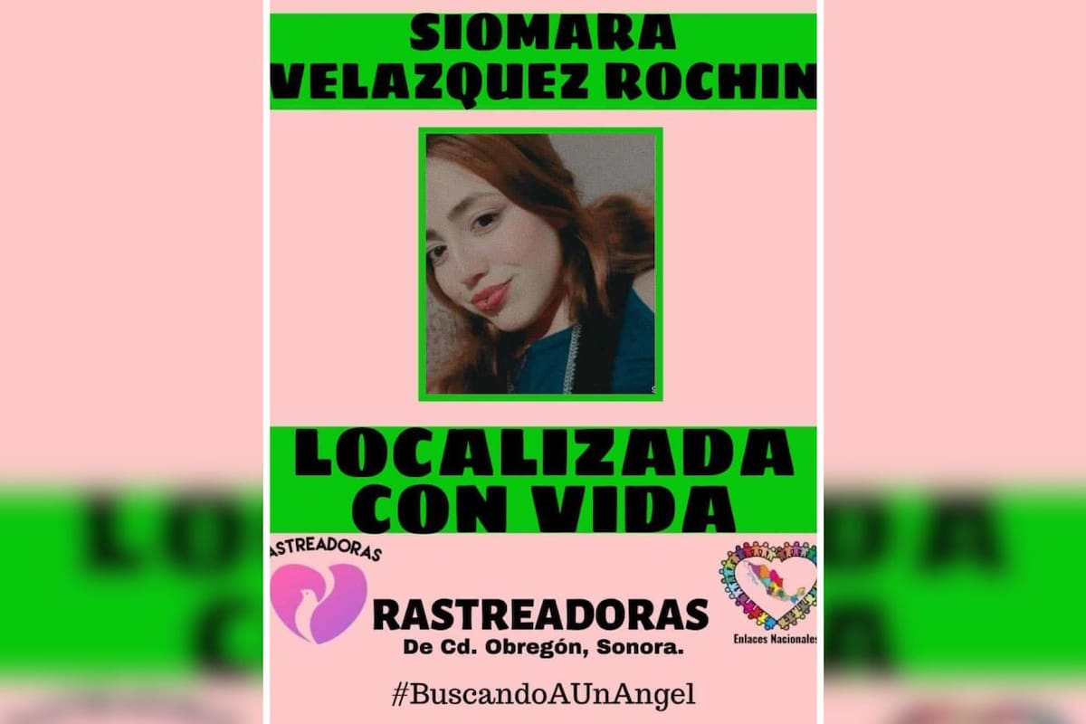 Localizan con vida a Blanca Siomara, privada de la libertad en Cajeme