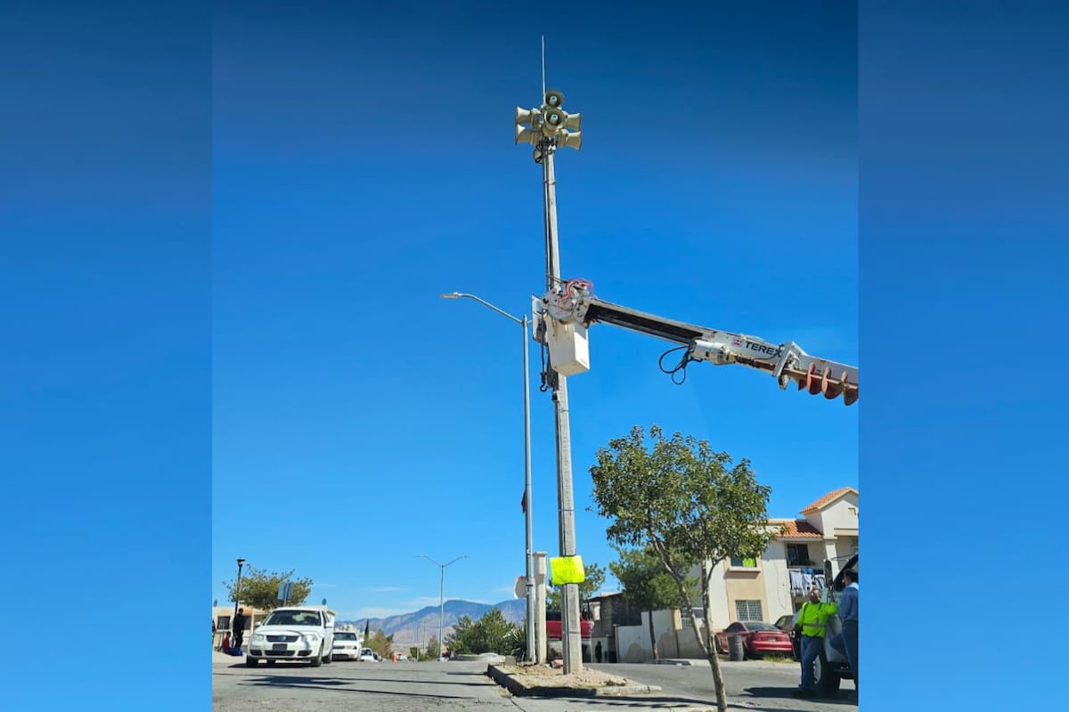 Quedan listas torres de alerta en Nogales tras mantenimiento