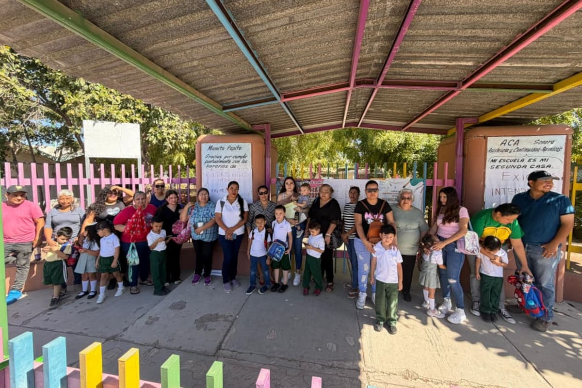 Toman jardín de niños por falta de intendente en Ciudad Obregón