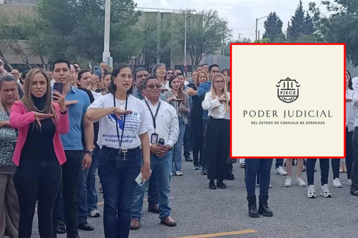 Trabajadores del Poder Judicial de Coahuila rechazan Reforma Judicial por riesgos de corrupción