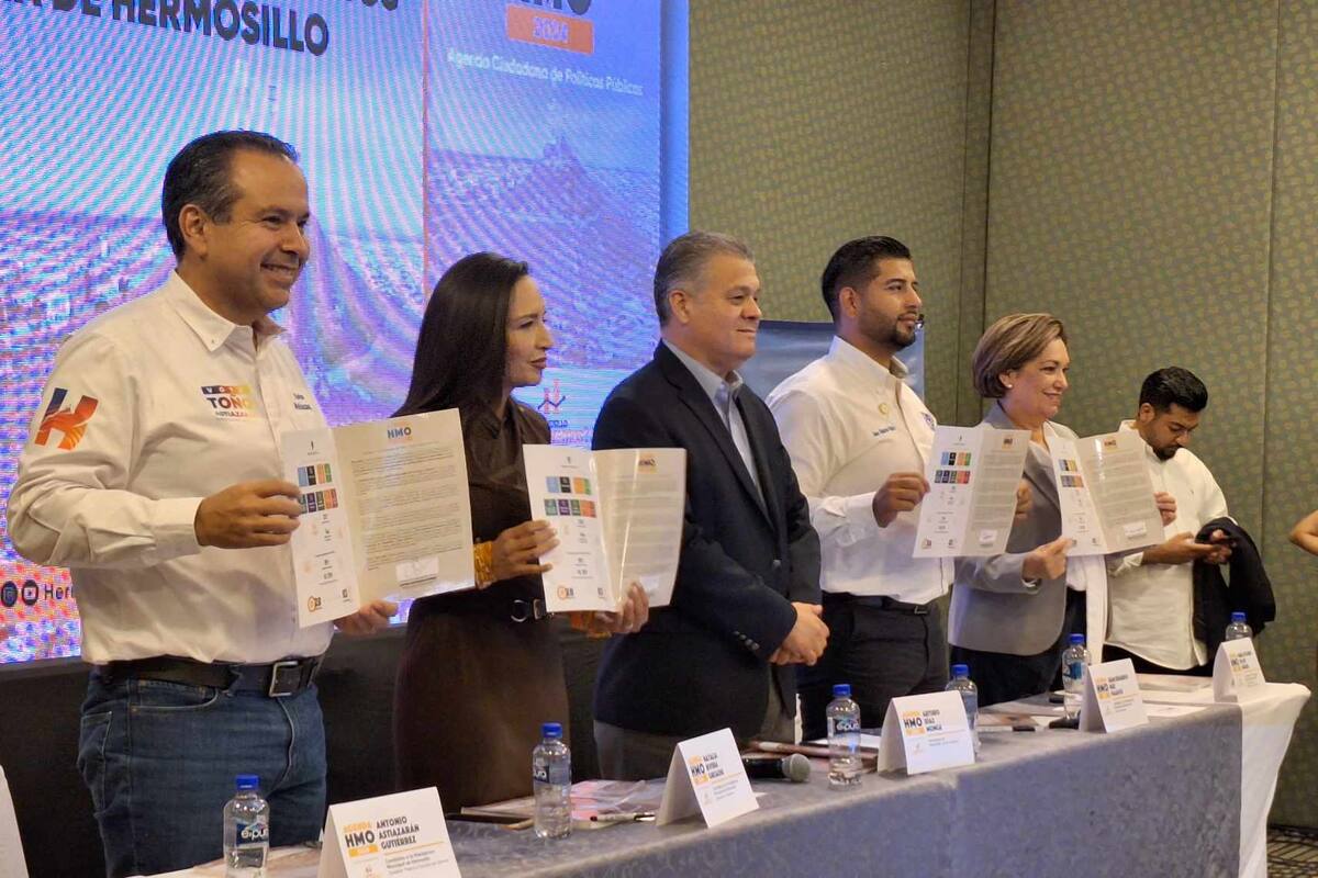 Candidatos a la alcaldía de Hermosillo firman la ‘Agenda Ciudadana de Políticas Públicas’