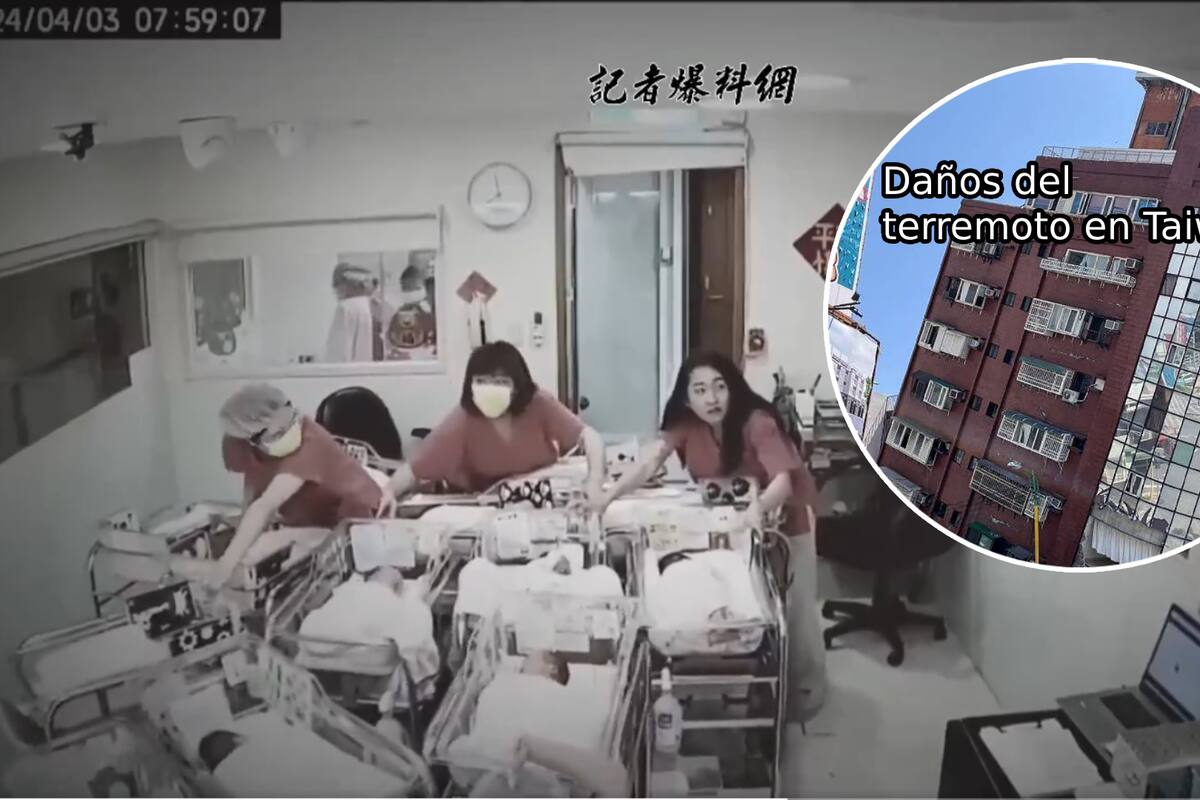 ¡Heroínas en Taiwán! Enfermeras protegen bebés durante terremoto y se hacen virales
