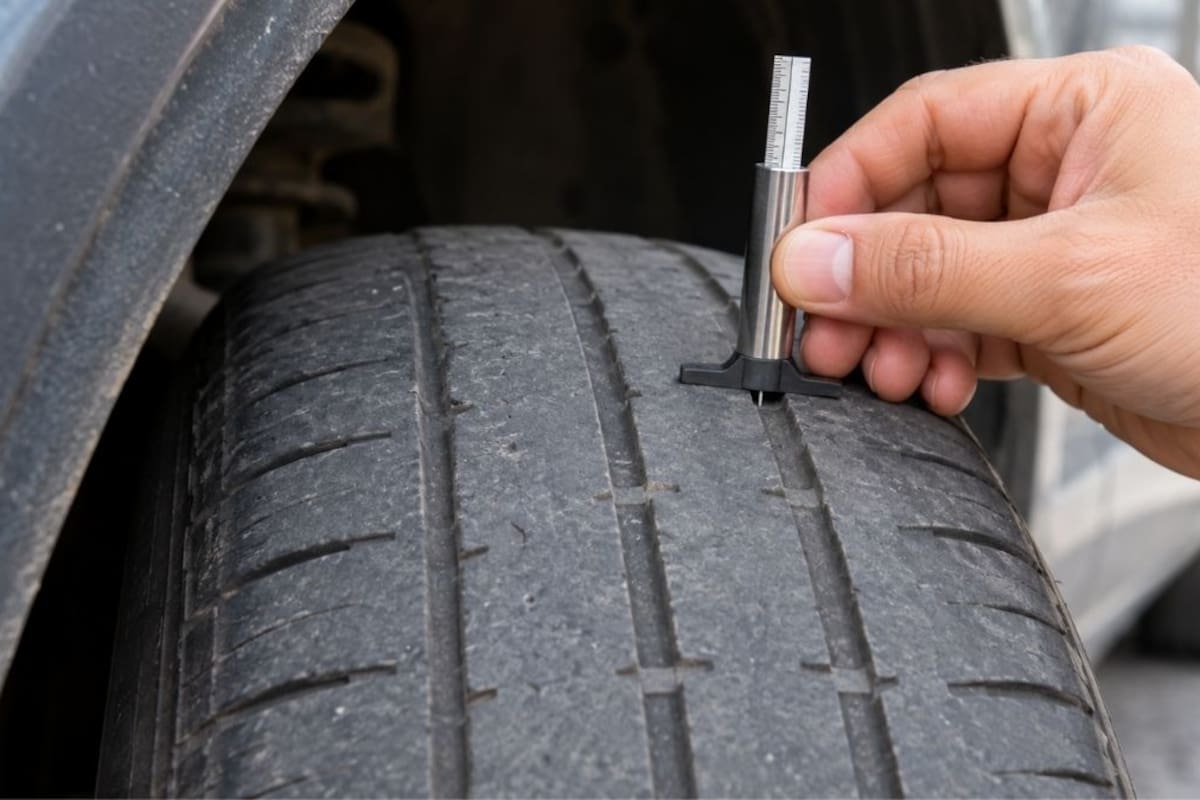 Los expertos en seguridad vial coinciden: Cuando la banda de rodadura baja a 1.6 milímetros, la llanta ya debe cambiarse aunque todavía conserve aire y no tenga una ponchadura
