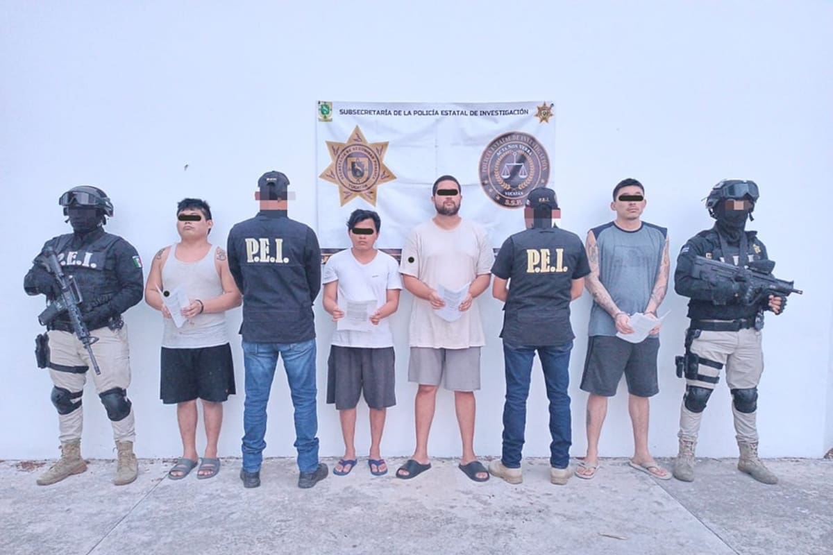 Cuatro hombres son detenidos por probable homicidio en centro de rehabilitación de Yucatán