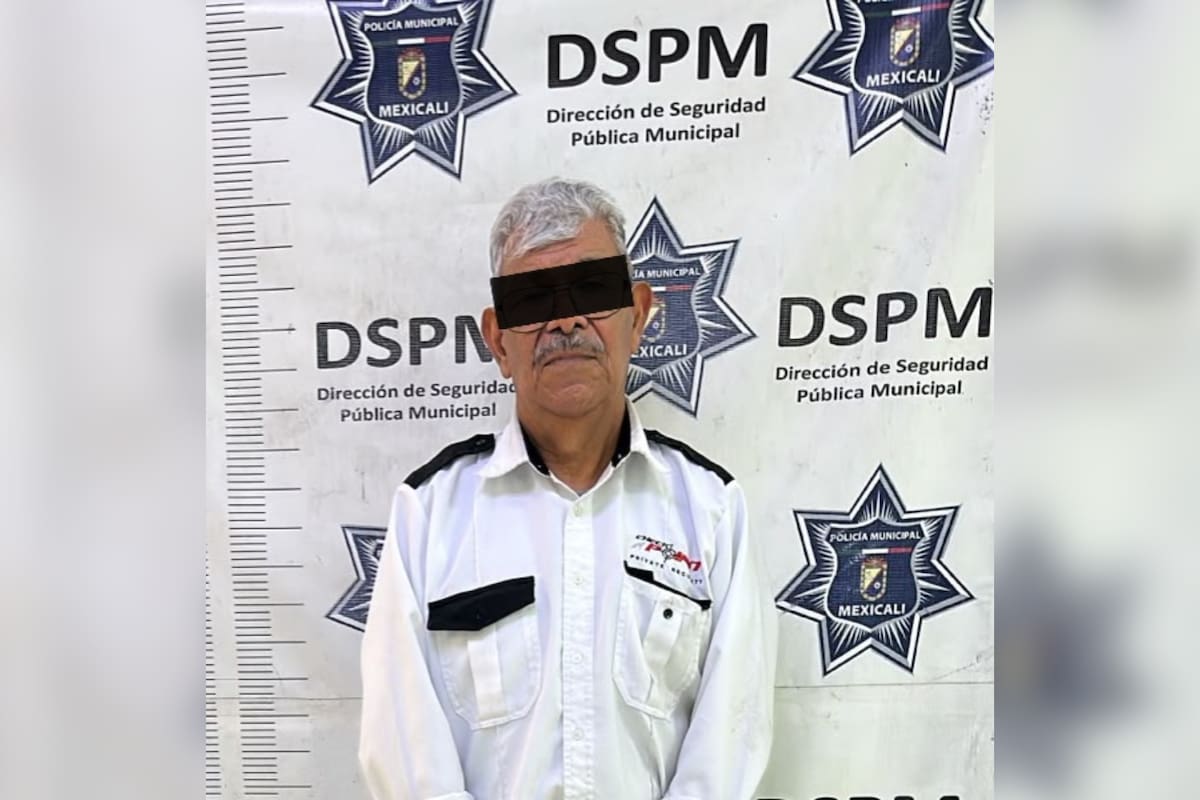 Guardia de seguridad es detenido tras dañar puerta y caja fuerte de oficinas de CESPM en Mexicali