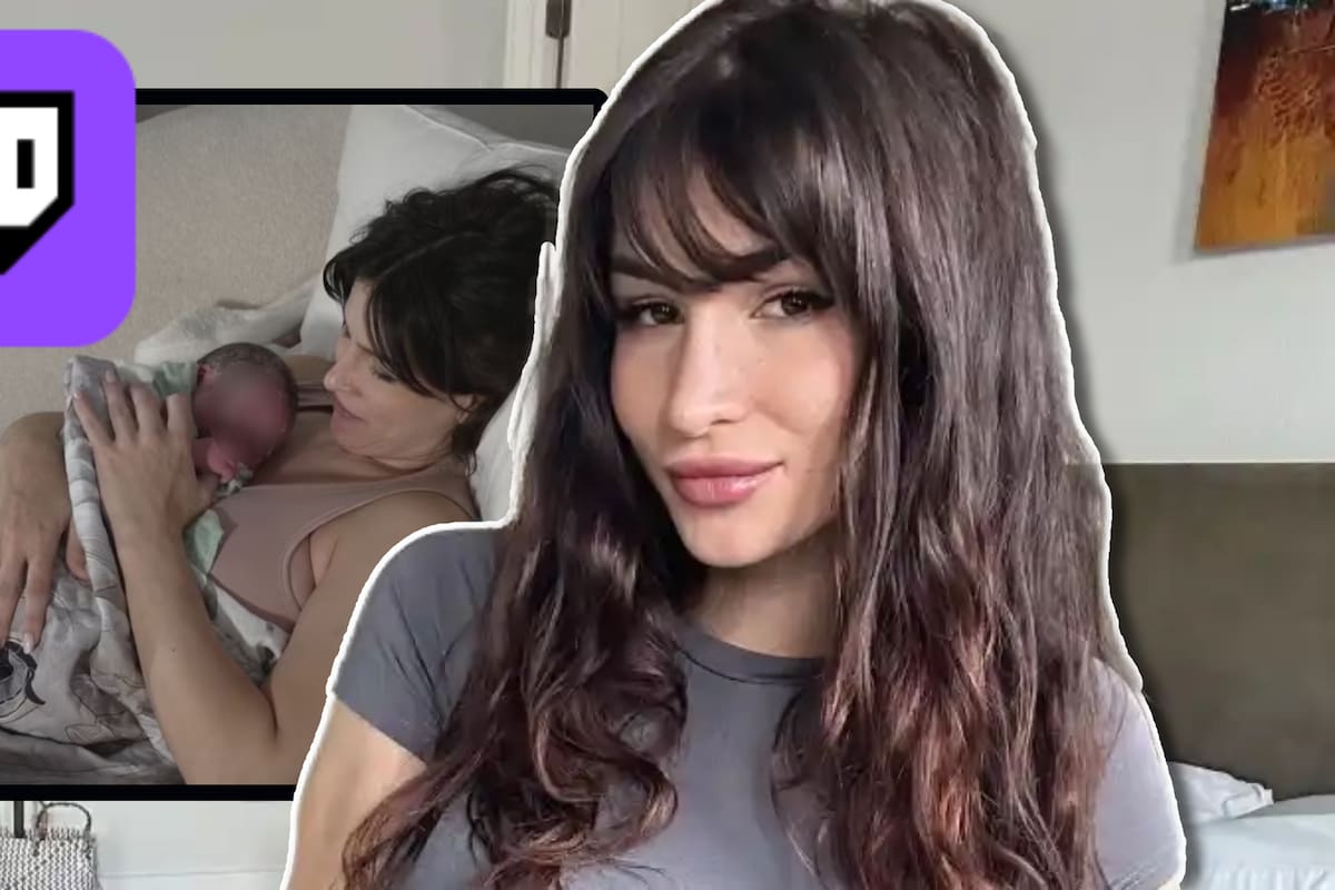 Una streamer transmitió en vivo a través de Twitch el momento en el que dio a luz; “se me acaba de romper la fuente”