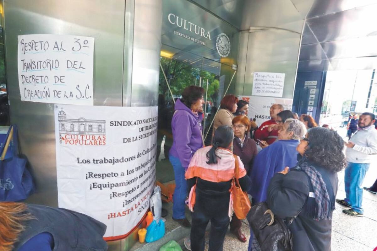 Sindicato amenaza a Secretaría de Cultura