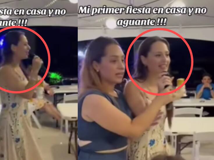 Mujer se pone a gritarles a los invitados que, por favor, se vayan todos de su fiesta