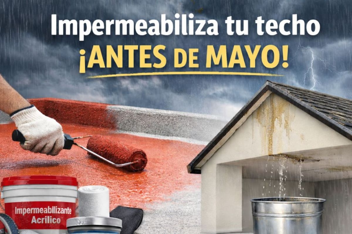 No esperes goteras: Por qué debes impermeabilizar tu techo ANTES de mayo (y qué tipo elegir según tu casa)