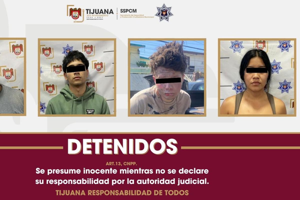 Detienen a cuatro presuntos responsables por daños en propiedad ajena