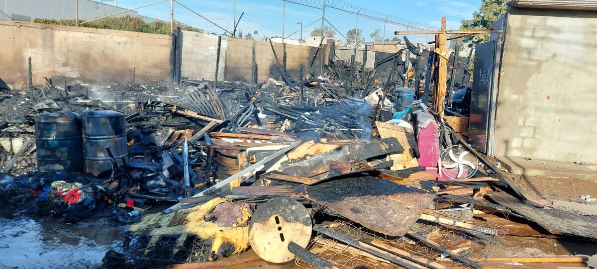 Los cuartos quedaron reducidos a escombros.