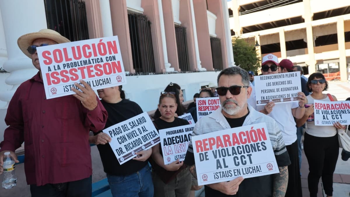 Maestros del Staus exigen respeto a sus derechos laborales tras comentarios del gobernador Durazo sobre el derecho a huelga