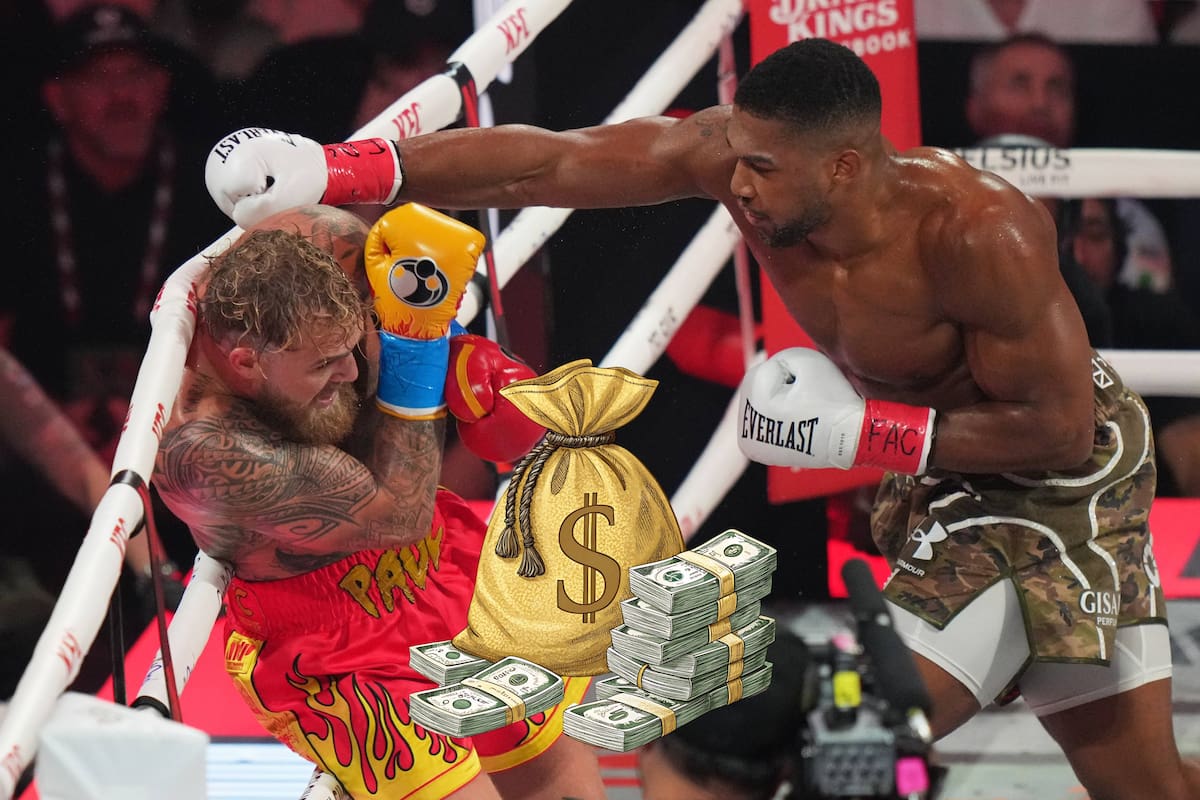 ¿Cuánto dinero ganó Anthony Joshua por pelear con Jake Paul?