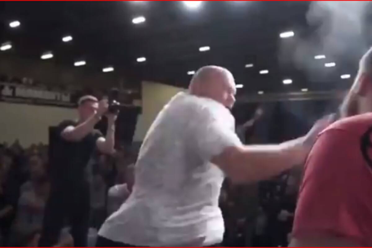 Derrotan al campeón mundial de las bofetadas Vasily Kamotskiy con tremendo golpe